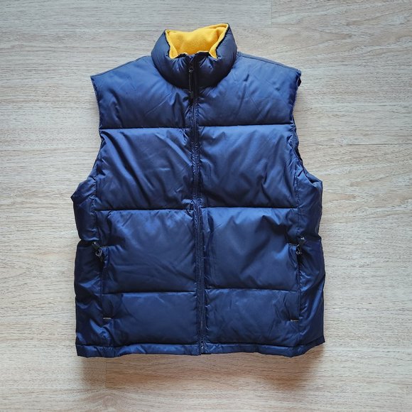Physical Science PHYS.SCI Down-Insulated Puffer Vest Jacket Fleece Collar - Picture 1 of 6